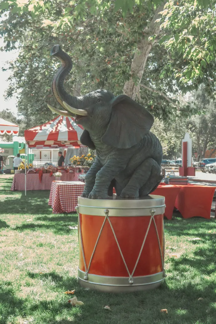 Princess-themed carnival decoration